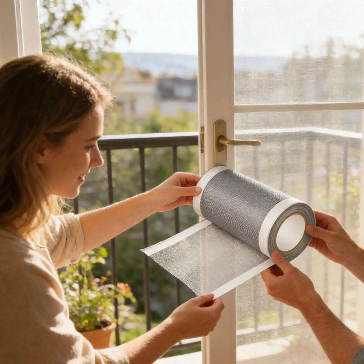 Adhesive Window Screen Repair Tape – Mesh Hole Mending Patch Screen Repair Tape Axl