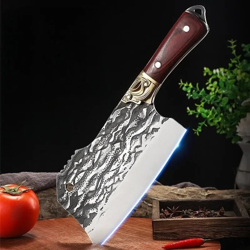 4-Piece Handmade Butcher Knife Set | High-Carbon Steel Kitchen Knives Butcher Knife Set Axl