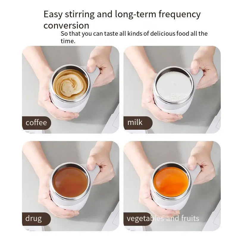 Electric Self-Stirring Mug – Battery Powered Coffee Mixing Cup Electric Stirring Mug Axl