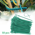 50 Pcs Reusable Adjustable Plant Cable Ties – Garden Stem Clips Plant Support Ties Axl Default Title