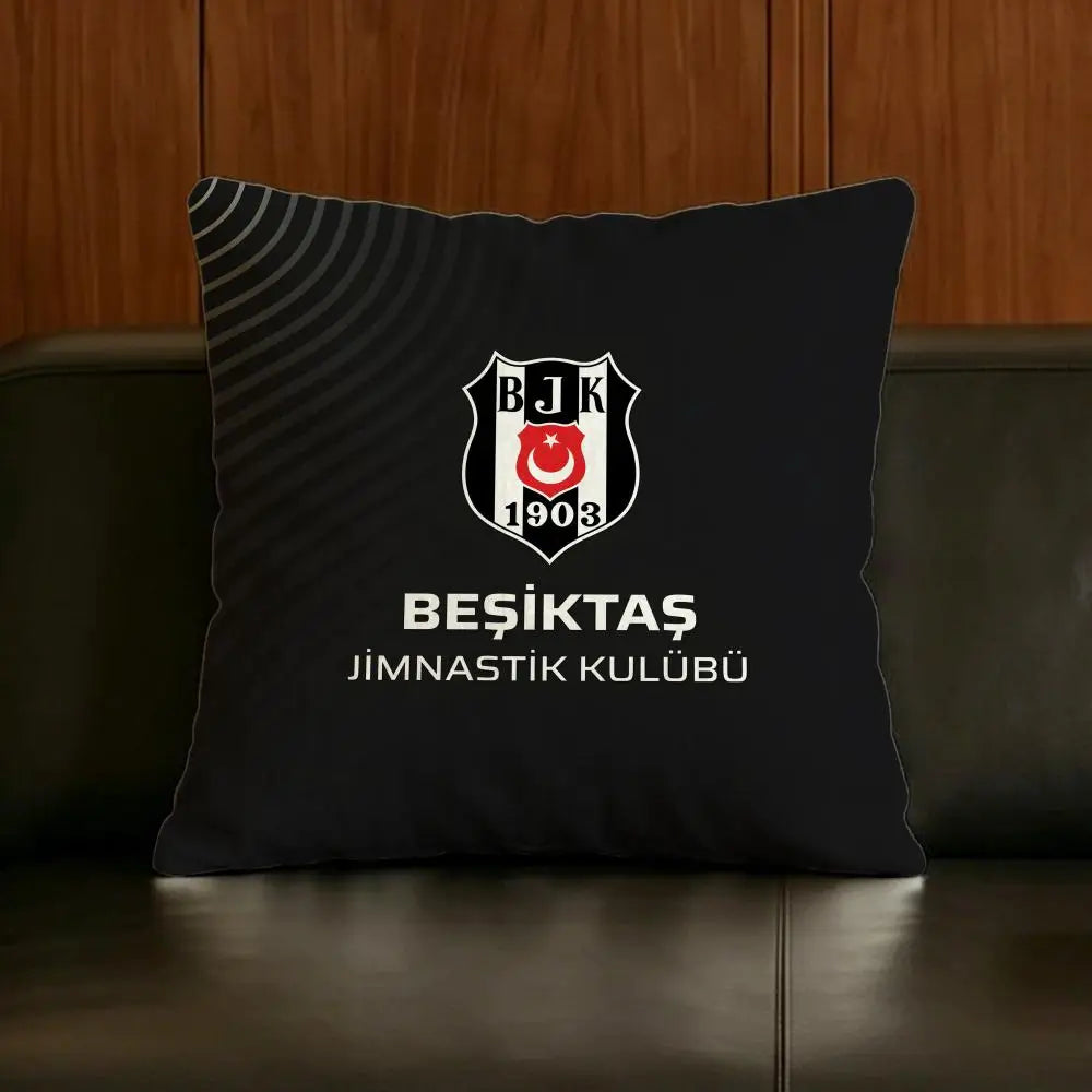 Besiktas JK Linen Cushion Cover – Sofa, Bedroom & Chair Décor Decorative Cushion Cover Axl White4 45X45cm