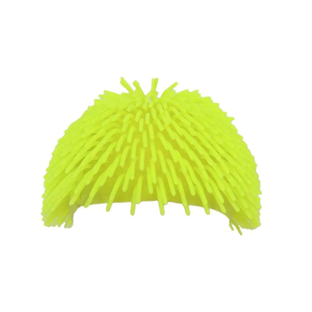 Sea Urchin Funny Swim Cap – Spiky Elastic Swimming Hat Novelty Swim Cap Axl Yellow