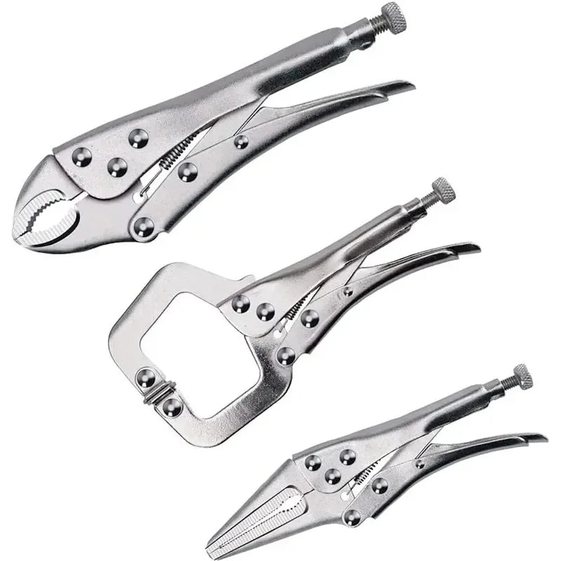 AIRAJ 7-Inch Locking Pliers – Heavy Duty Carbon Steel Clamp Locking Pliers Axl