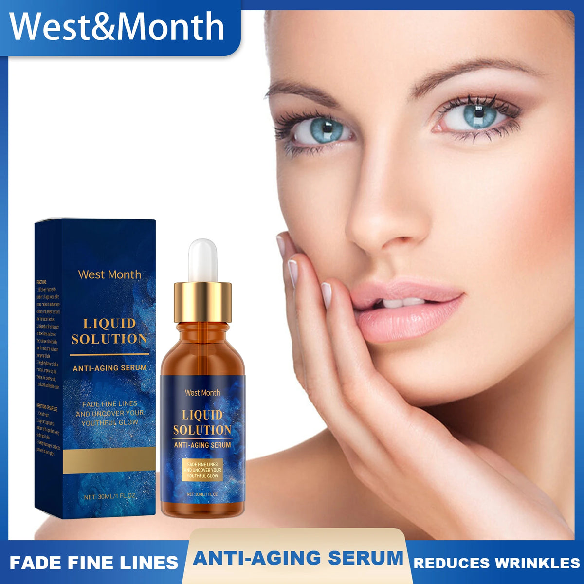 West Month Anti-Aging Face Serum – Firming & Brightening 30ml Anti-Aging Face Serum Axl
