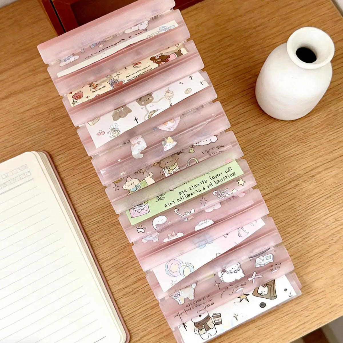 Nail Transfer Foil Storage Box – 10-Slot Organizer Case Nail Art Organizer Axl