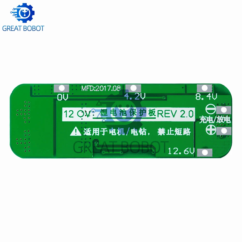 3S 20A BMS PCB 12.6V Li-ion Battery Protection Module Battery Protection Module Axl