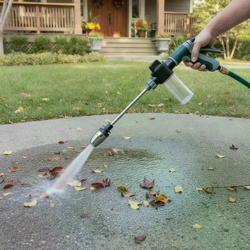 Long Rod Foam Spray Gun – Stainless Steel Extension Wand Foam Spray Gun Axl