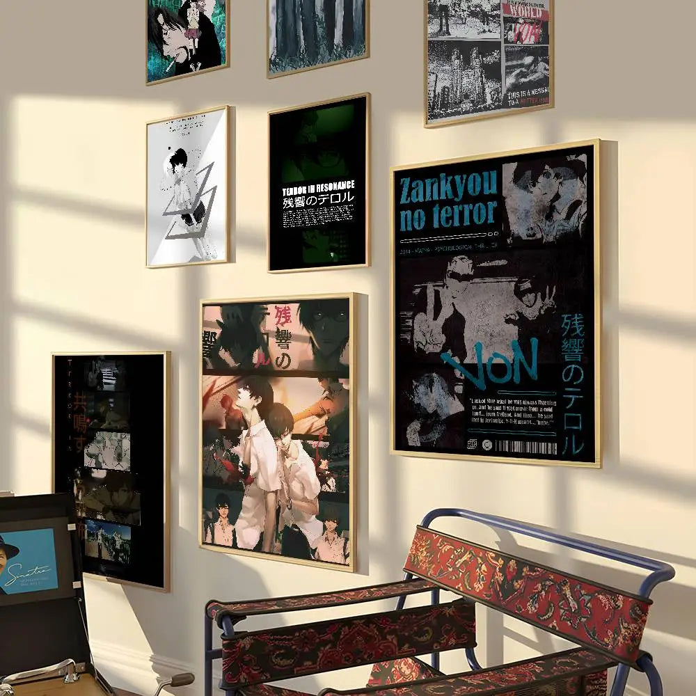 Terror in Resonance Anime Poster – Self-Adhesive HD Wall Art Anime Wall Poster Axl