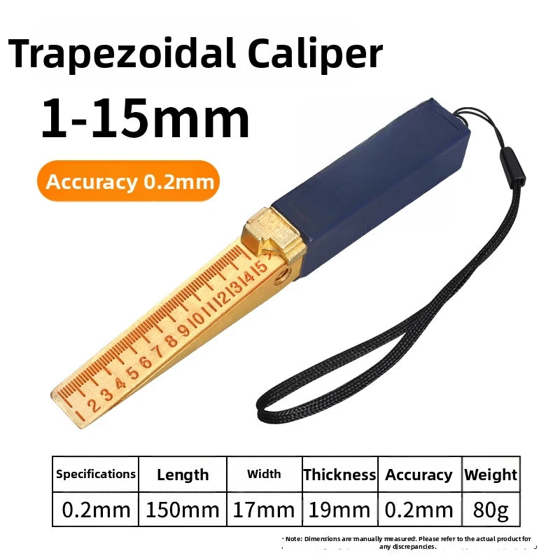 1–15mm Taper Wedge Feeler Gauge | Gap & Flatness Measuring Tool Feeler Gauge Axl