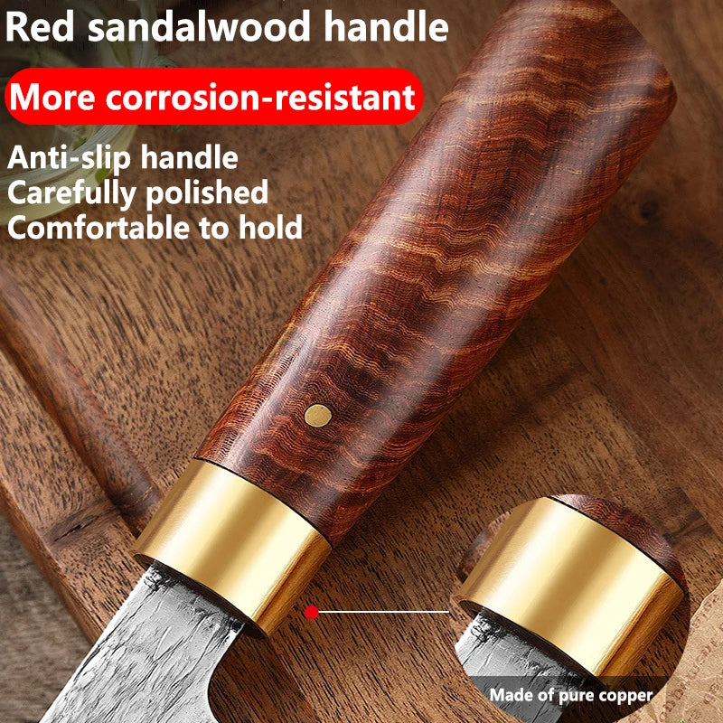 YRIDEFE Japanese Hand-Forged Kitchen Knife | Gift Box Kitchen Knife Axl