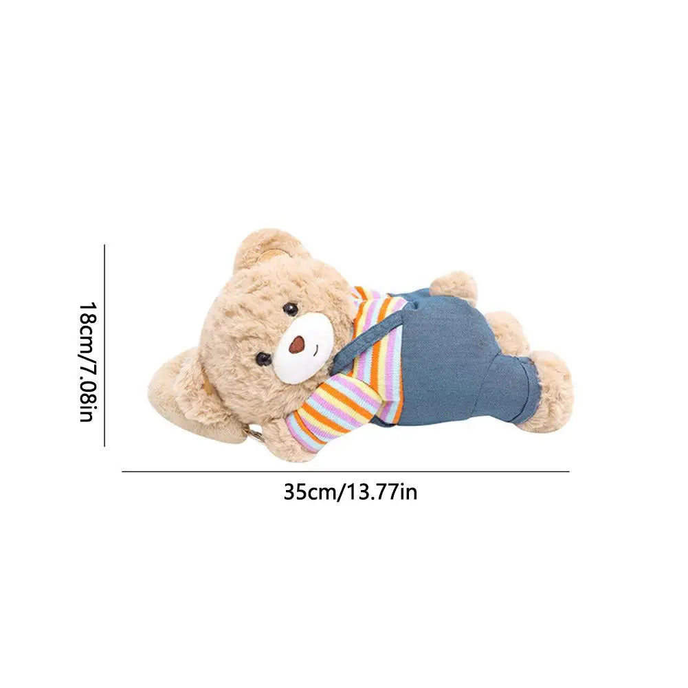 Cute Bear Plush Car Tissue Box Holder – Car & Home Decor Plush Tissue Box Holder Axl