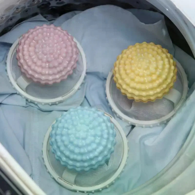 Reusable Washing Machine Lint Catcher & Hair Filter Balls Laundry Lint Filter Axl