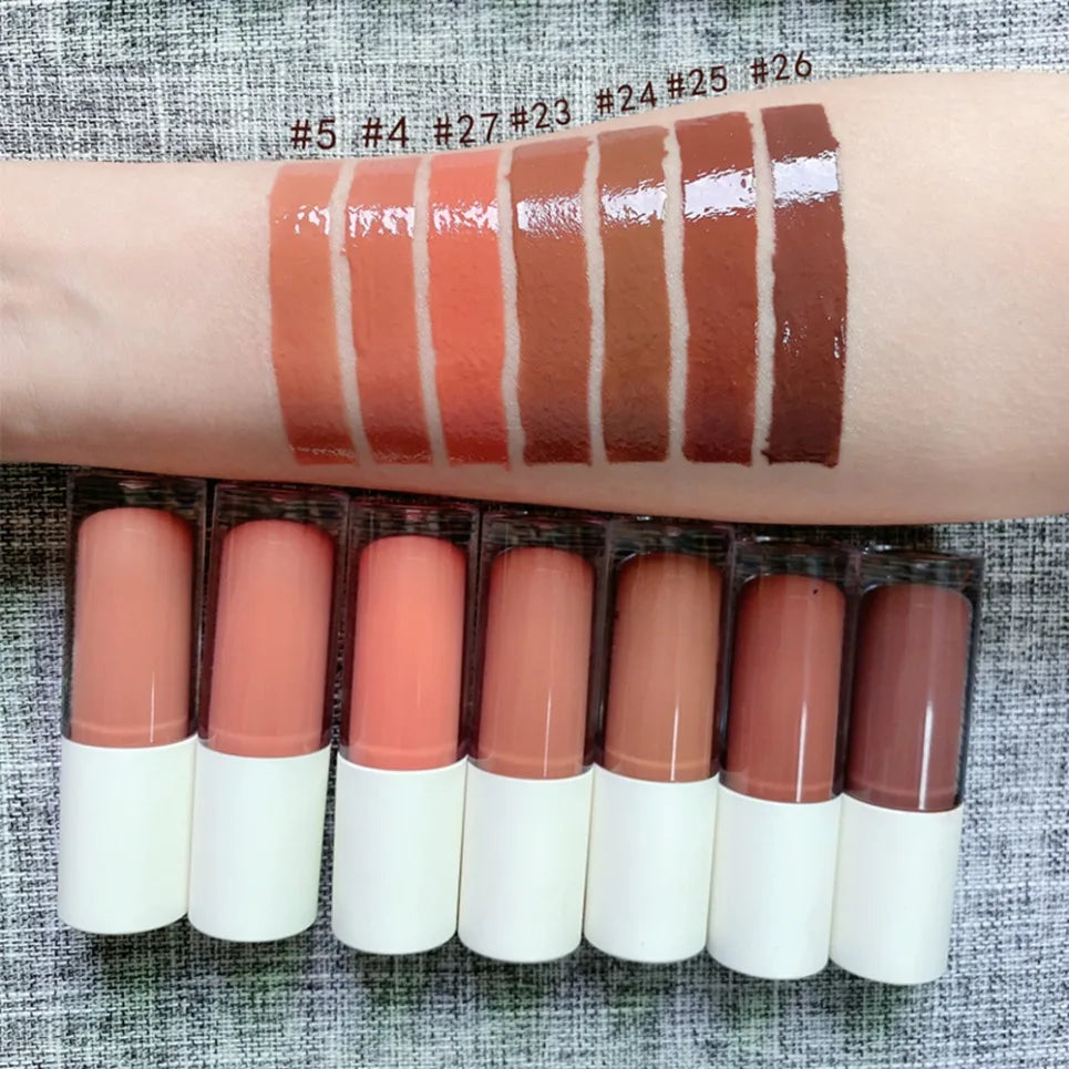 Nude Lip Gloss Vegan Private Label Wholesale – Long-Lasting Lip Gloss Axl