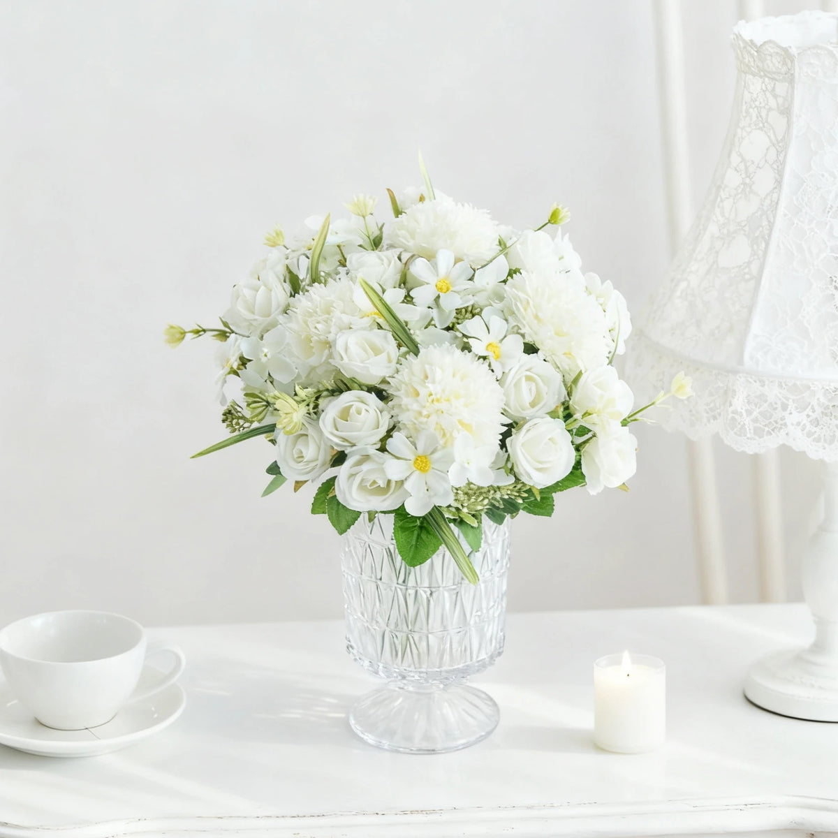 Silk Rose Artificial Flowers – Wedding Wreaths & Bridal Bouquets Artificial Silk Flowers Axl