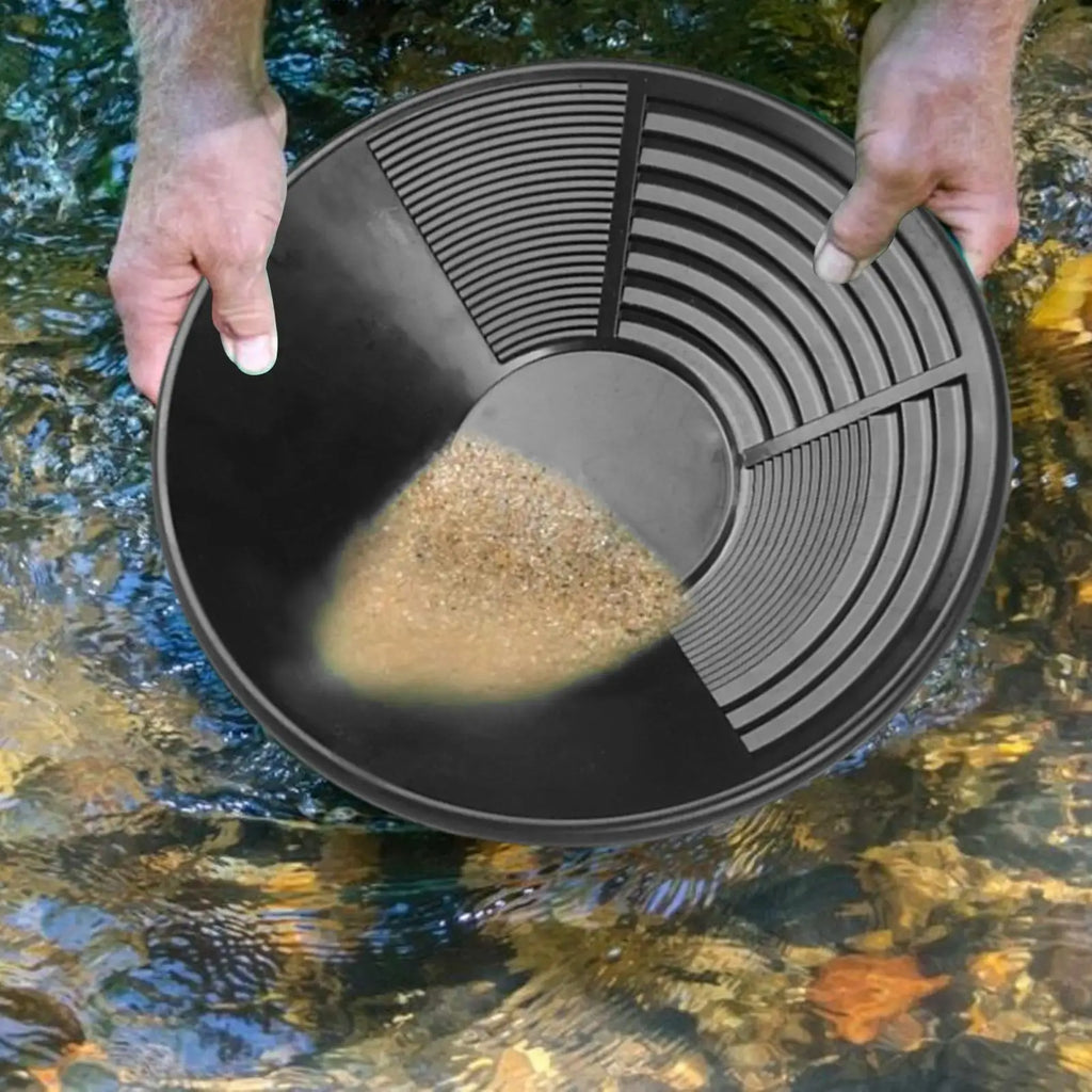 Plastic Gold Pan Riffle Basin – 35cm River Prospecting Pan Gold Prospecting Pan Axl