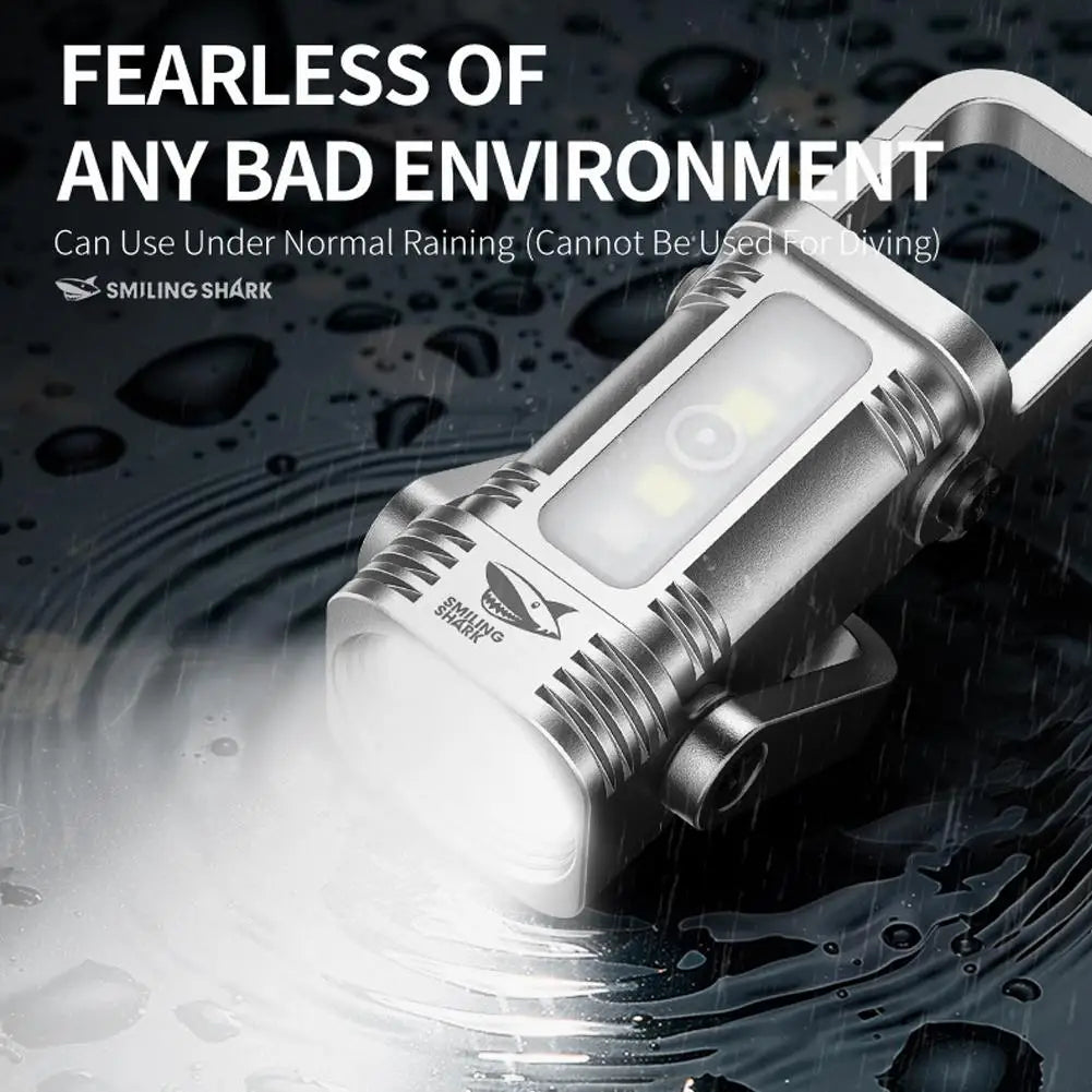 Rechargeable COB Keychain Flashlight – 7-Mode IPX4 Waterproof Keychain Flashlight Axl