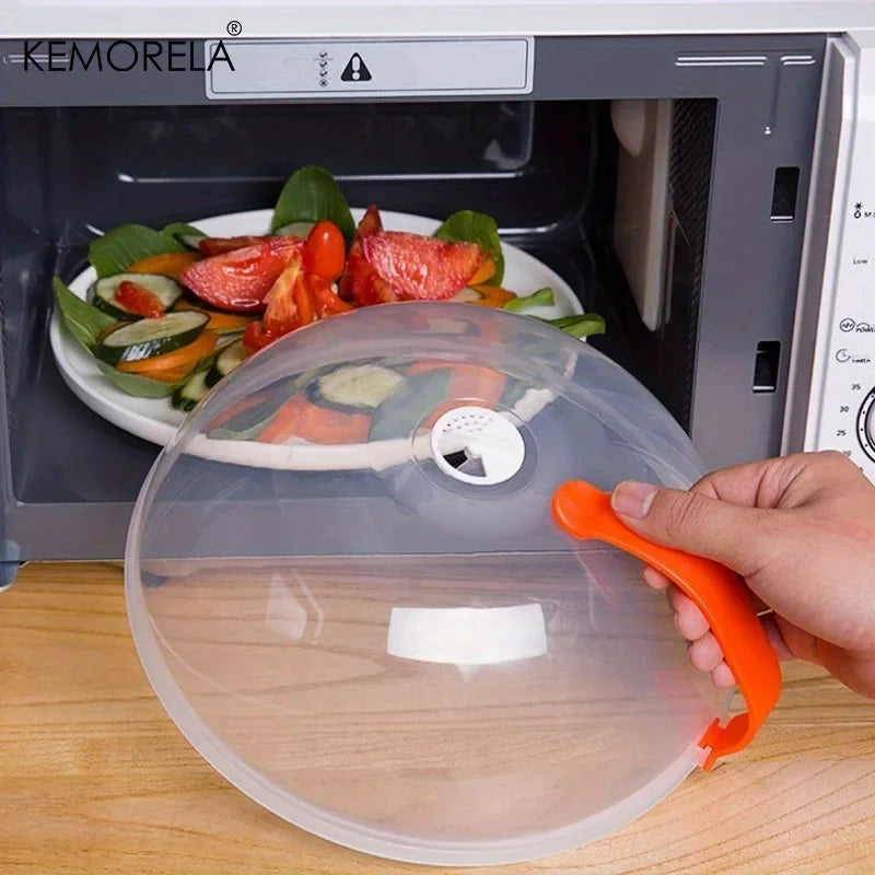 KEMORELA Microwave Food Splash Guard Cover with Steam Vent Microwave Food Cover Axl