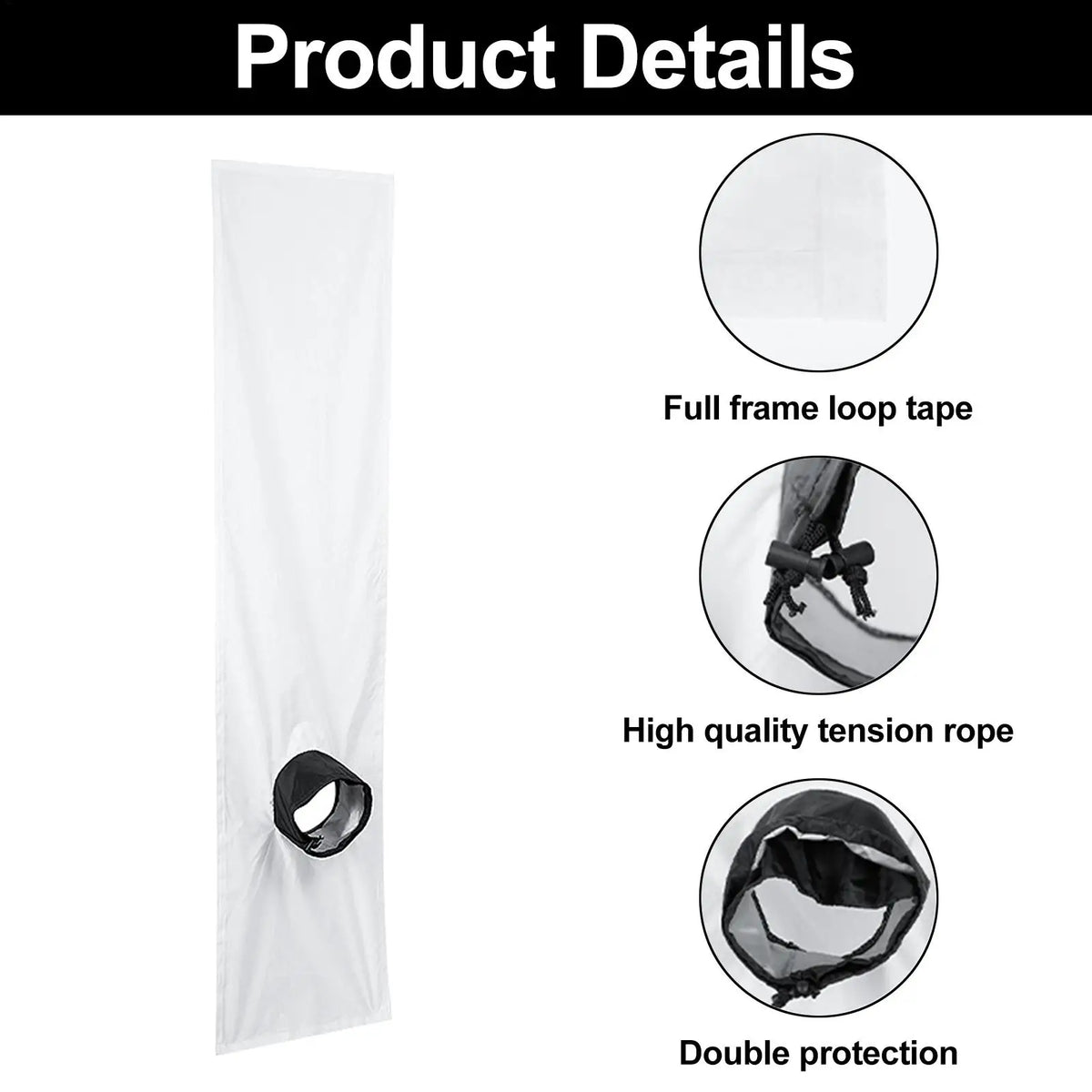 Universal Window Seal Kit for Portable AC & Dryer Vents AC Window Seal Kit Axl