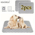 KEMORELA Washable Reusable Pet Training Pads 2PCS | All Sizes Pet Training Pads Axl Gray 100X150cm
