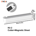 ONEKA Plastic Wrap & Foil Dispenser with Slide Cutter Wrap Dispenser Axl Kit 2