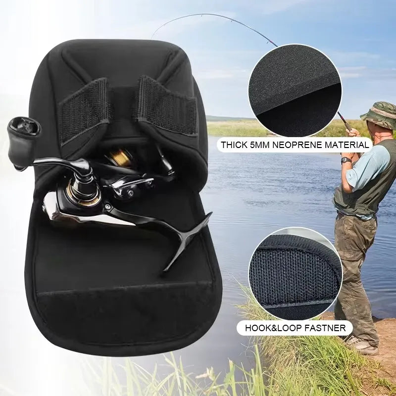 Waterproof Fishing Reel Cover Bag S/M/L – Spinning Reel Fishing Reel Bag Axl