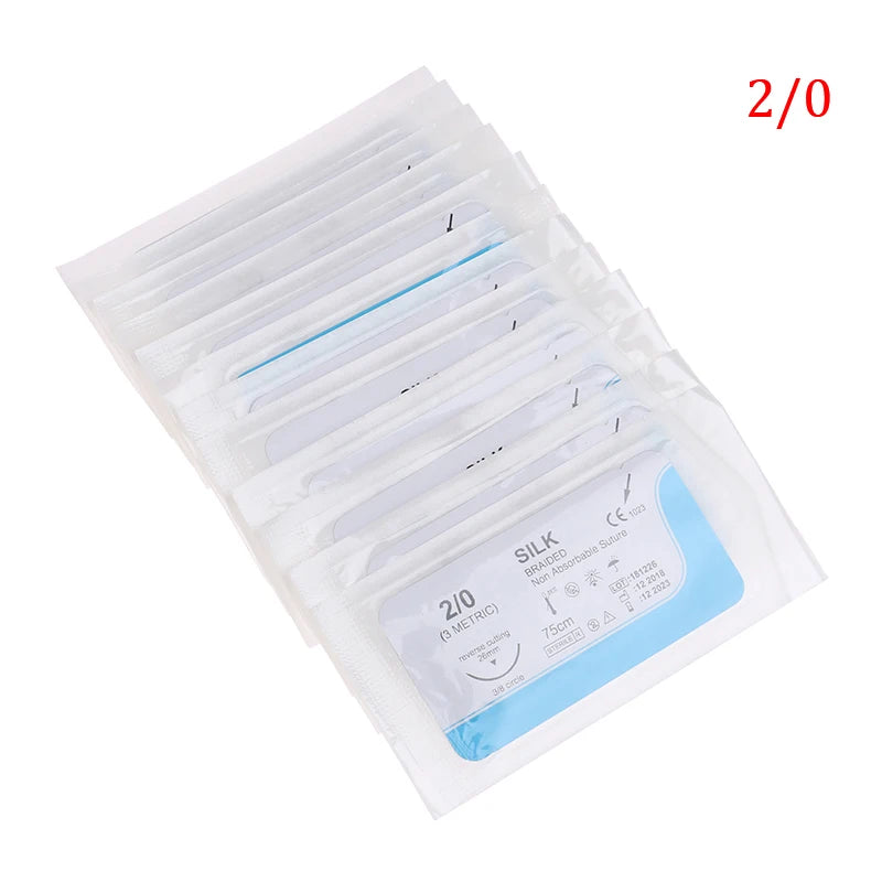 12-Piece Silk Suture Practice Kit – Dental Surgical Training Suture Practice Kit Axl 2.0