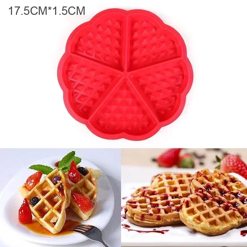Non-Stick Silicone Baking Mold – Waffle, Cake & Muffin Mould Silicone Baking Mold Axl