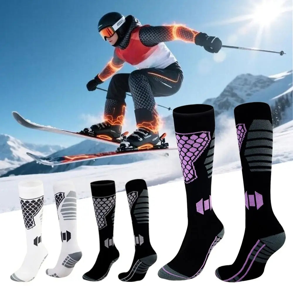 Thermal Ski Socks – Anti-Slip Moisture-Wicking Winter Sport Thermal Ski Socks Axl