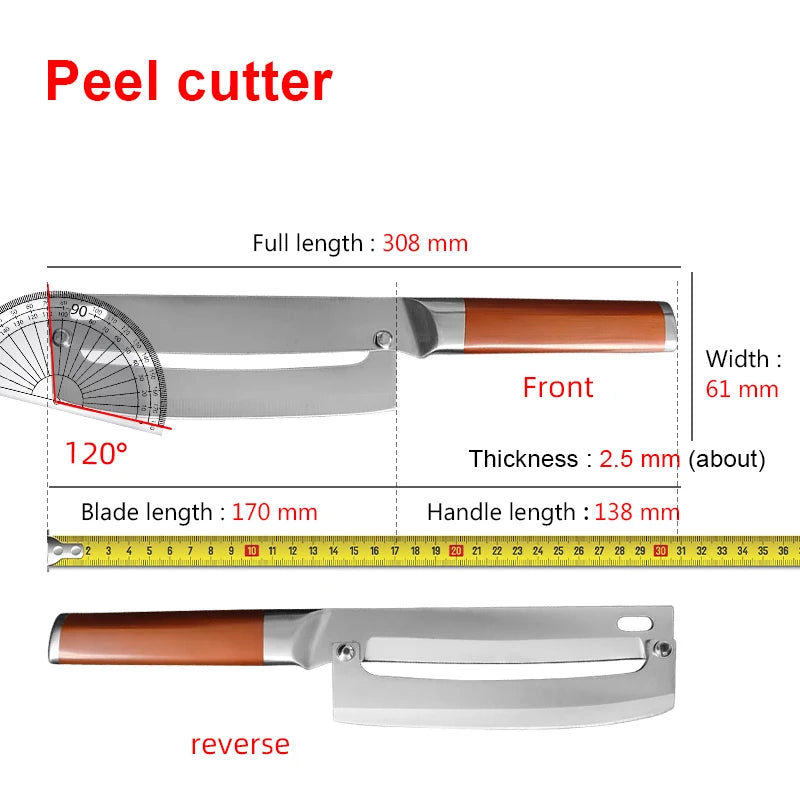 Stainless Steel Multi-Function Fruit & Vegetable Peeler Vegetable Peeler Axl