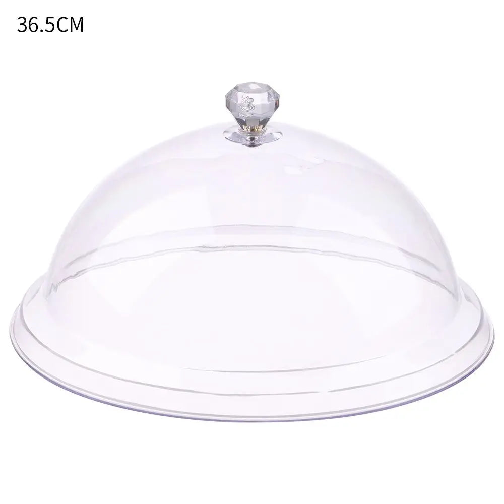 Round Plastic Cake Dome Cover – Dust-Proof Food Display Lid Food Dome Cover Axl 36.5CM