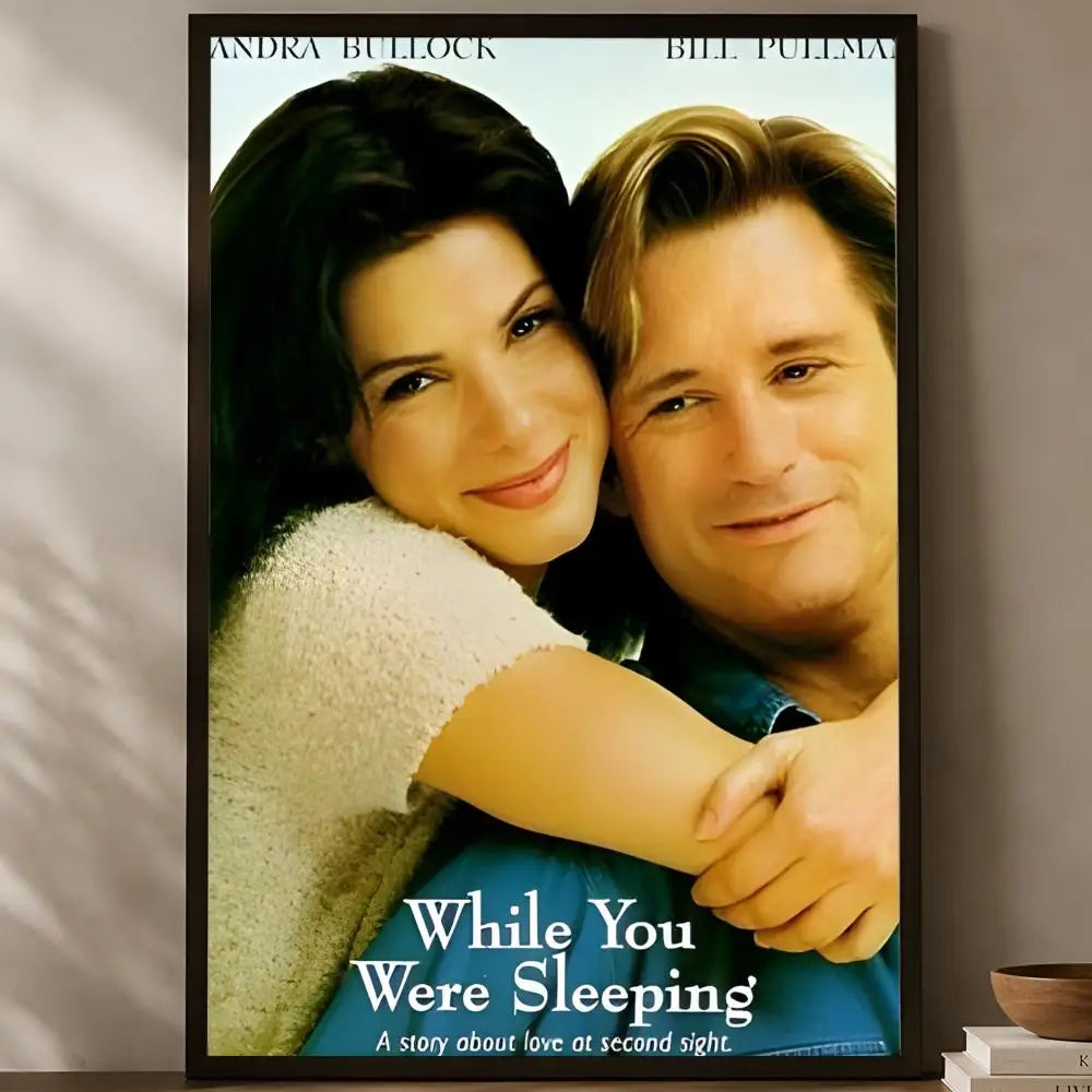While You Were Sleeping Movie Poster – Self-Stick HD PVC Wall Art Movie Wall Poster Axl White08 30X40cmNoframe