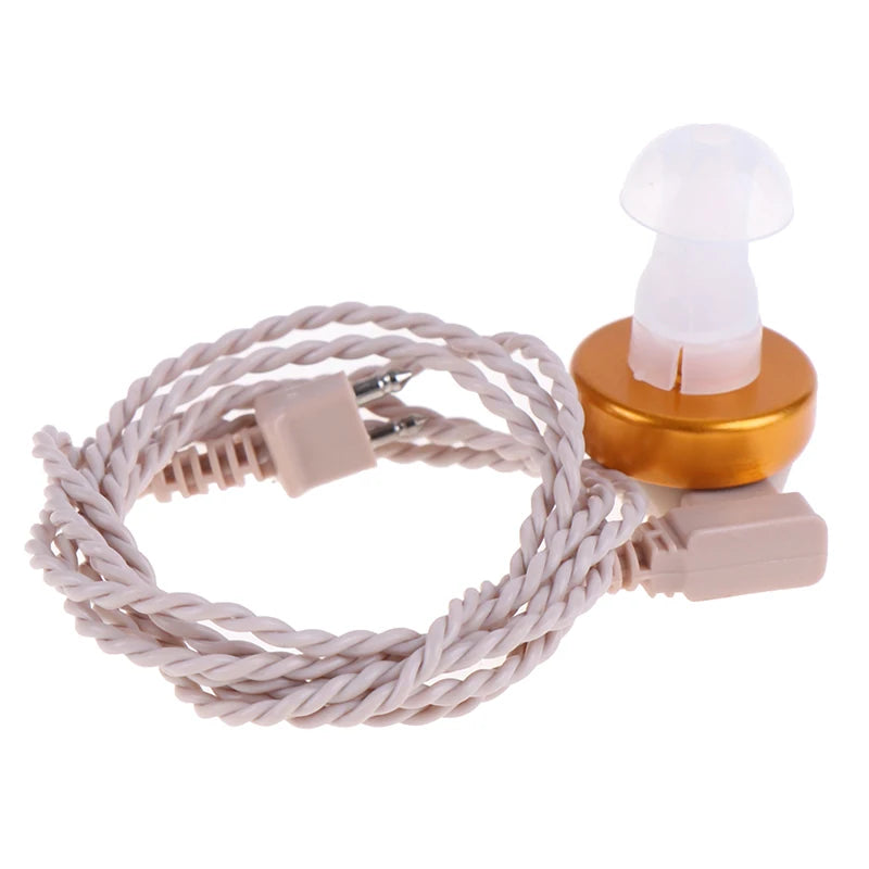 BTE Hearing Aid Receiver & Unilateral Cord Wire 2-Pin Speaker Hearing Aid Accessory Axl