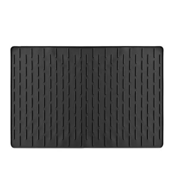 Foldable Silicone Dish Drying Mat – Non-Slip Kitchen Rack Silicone Drying Mat Axl Black Mat