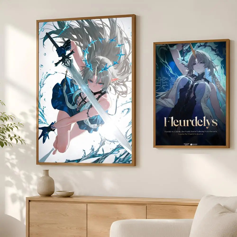 Wuthering Waves HD PVC Wall Poster – Self-Stick & Waterproof Wall Art Poster Axl