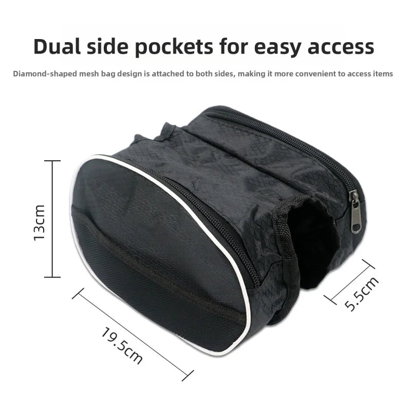 Waterproof Ultralight Bike Top Tube Frame Bag – MTB Phone Pouch Bike Frame Bag Axl