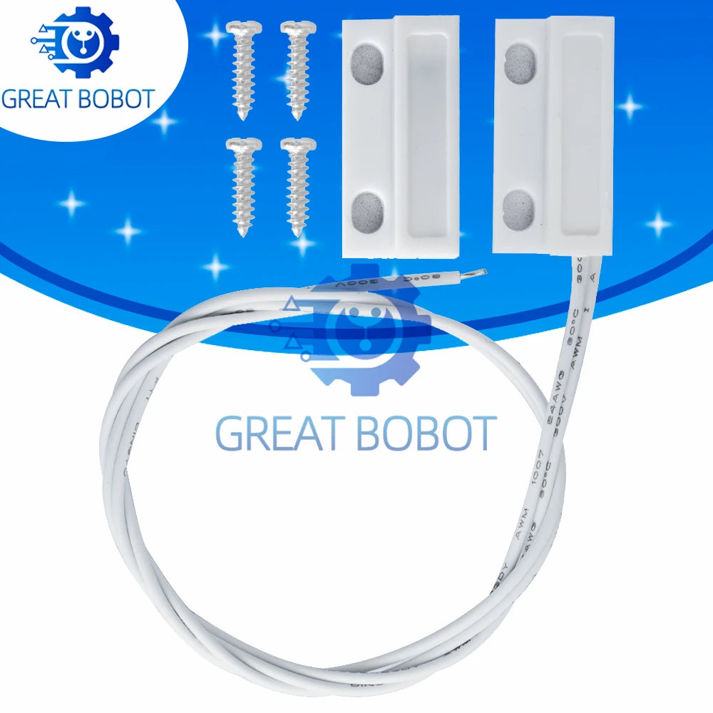 MC-38 Wired Magnetic Door Window Sensor for Arduino Alarms Magnetic Door Sensor Axl Default Title