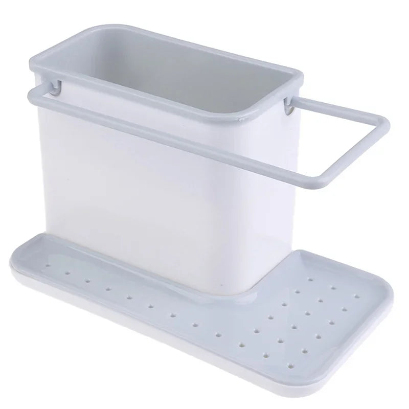 Kitchen Sink Shelf Organizer – Drip Rack & Storage Holder Kitchen Sink Organizer Axl Grey