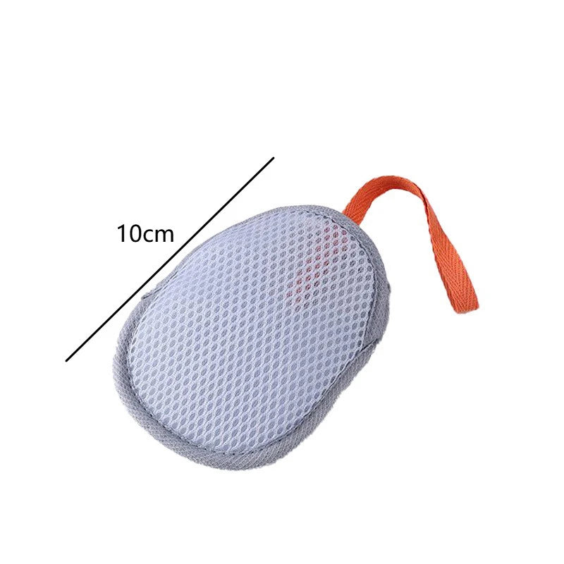 2-Pack Bath Foaming Mesh Soap Bag & Body Exfoliating Scrubber Bath Exfoliating Scrubber Axl