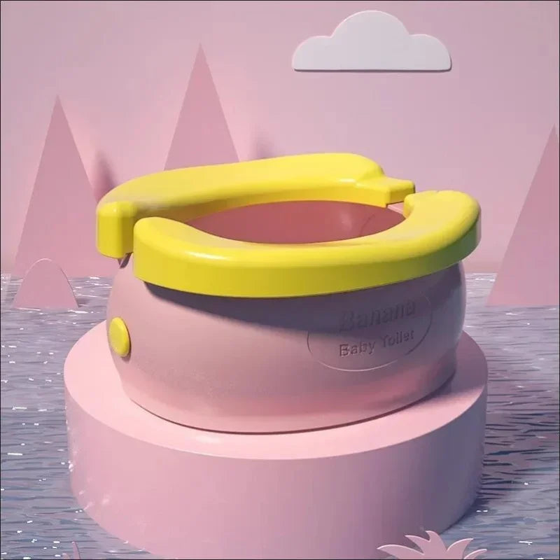 Portable Foldable Baby Potty Training Seat – Travel Toddler Toilet Baby Potty Seat Axl Pink