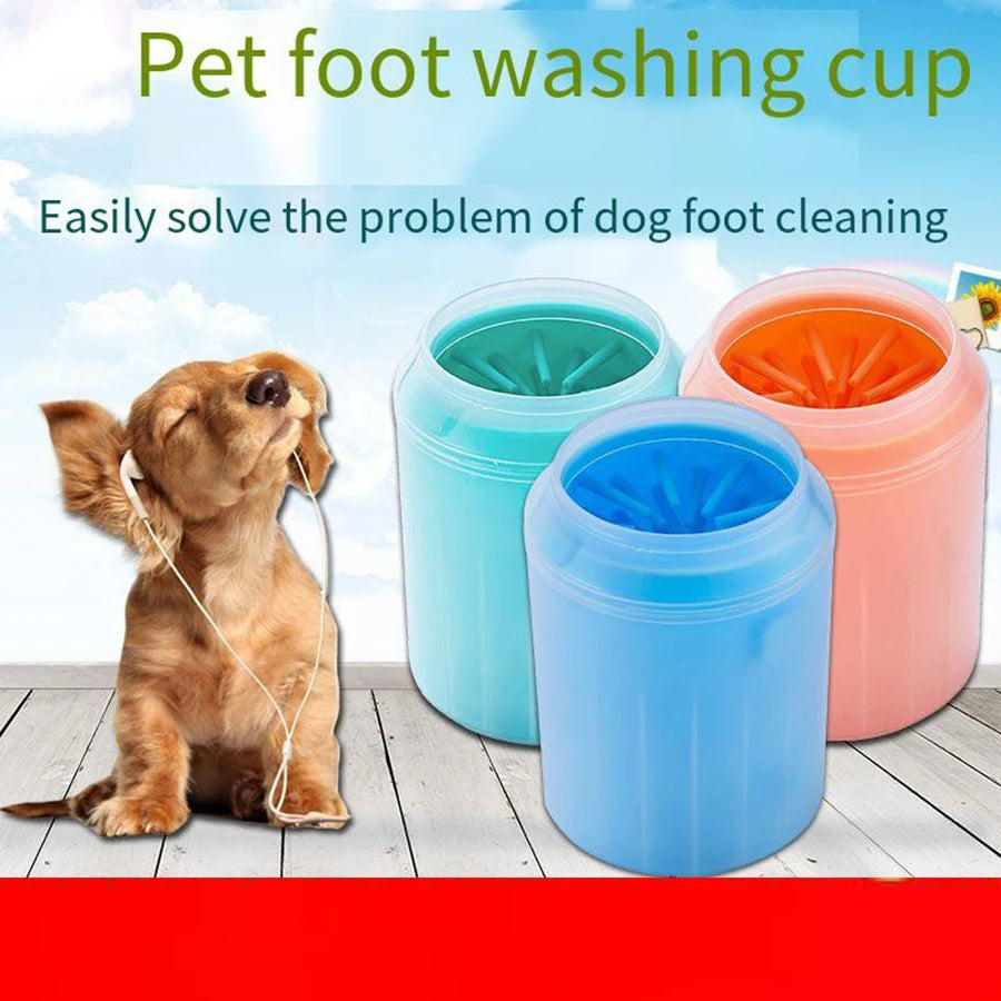 Pet Paw Cleaner Cup – Easy Dog Foot Wash Tool Dog Paw Cleaner Axl