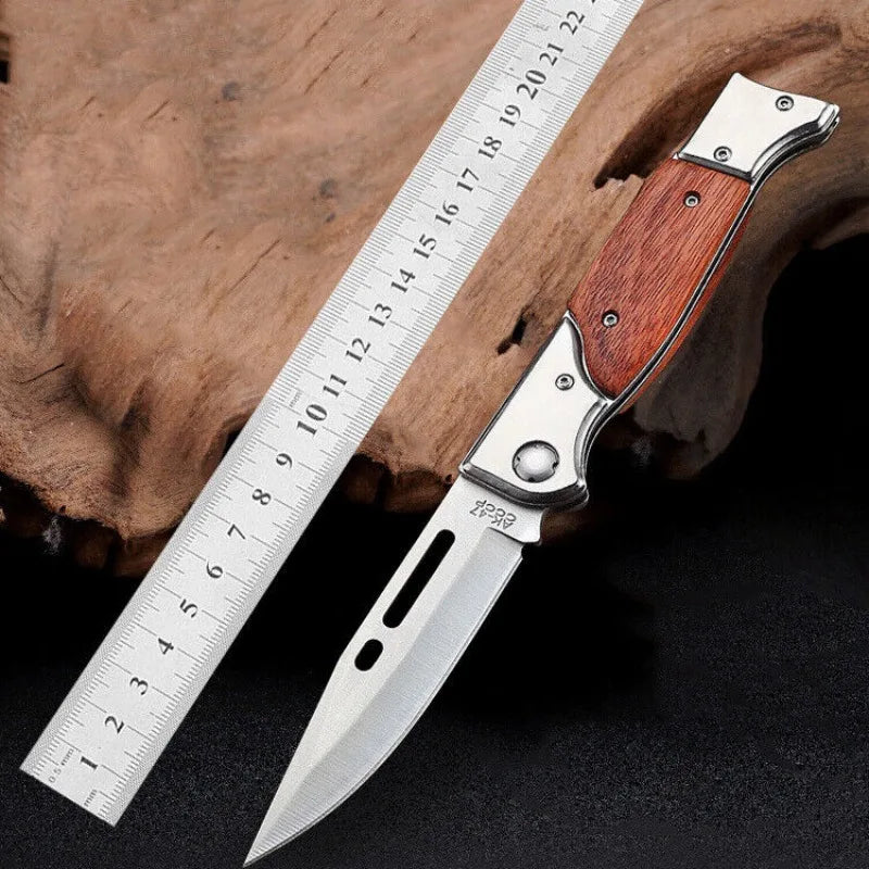 Stainless Steel Folding Knife – Camping, BBQ & Outdoor Use Folding Pocket Knife Axl