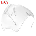 HD Transparent Full Face Shield – Lightweight Protective Mask Protective Face Shield Axl clear-1pcs