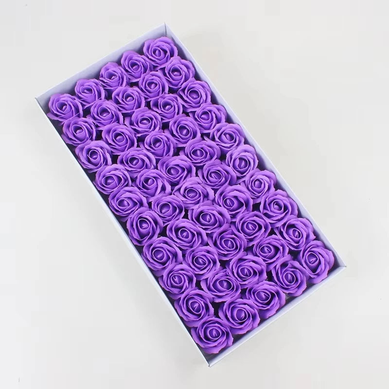 Soap Rose Artificial Flowers for Wedding, Gift & Home Décor Artificial Flower Heads Axl color 12 100 pcs