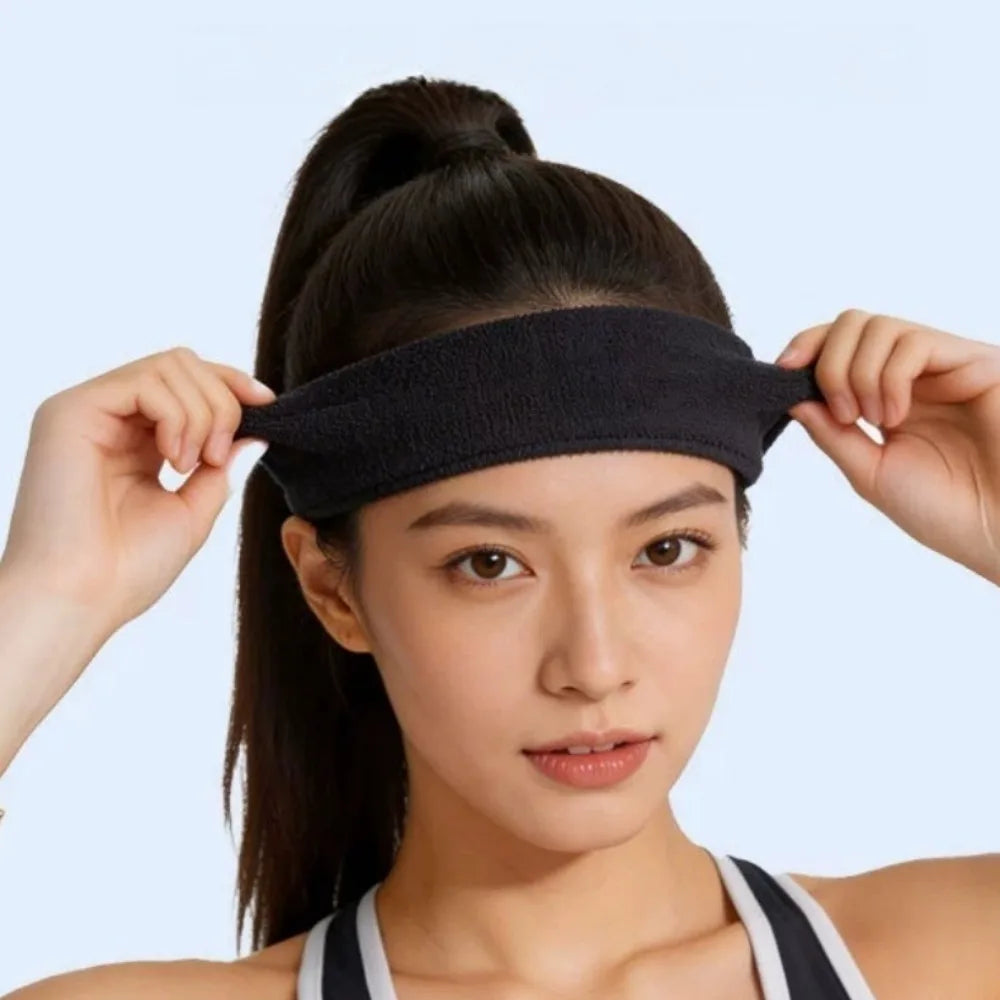 Unisex Sports Headband – Sweat-Absorbent Polyester Cotton Sports Headband Axl