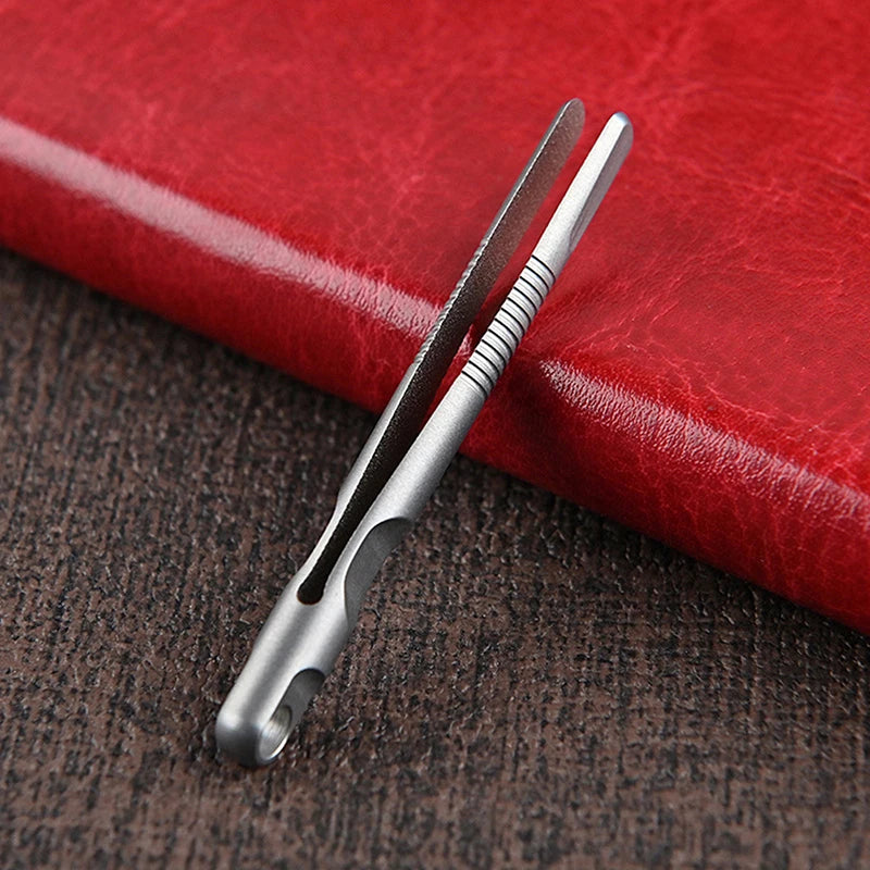 Mini TC4 Titanium Alloy Tweezers – EDC Camping Clip Tool Titanium EDC Tweezers Axl one size