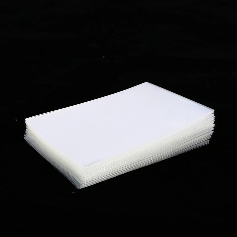 100 PCS Transparent Card Sleeves 9×6cm | PVC Card Protectors Card Sleeves Axl