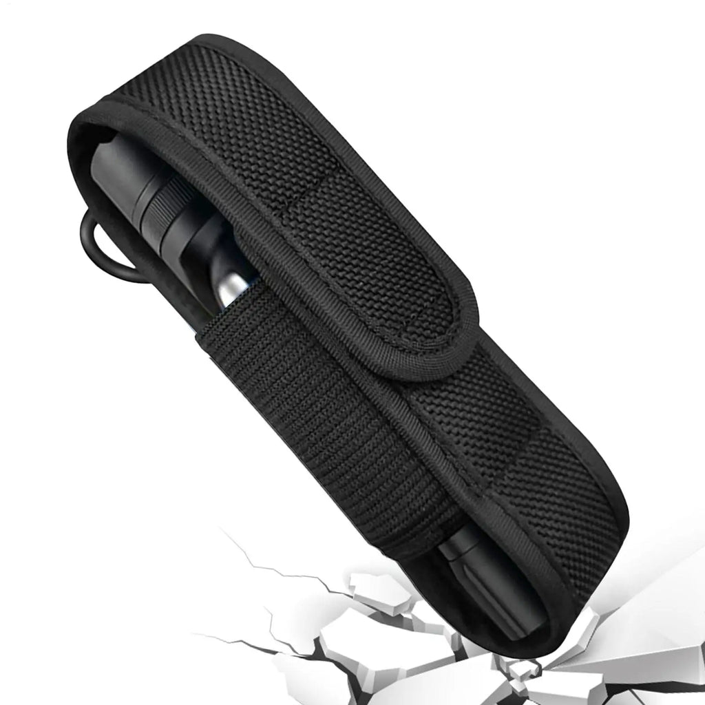 Nylon Flashlight Pouch – Waterproof LED Torch Carry Case Flashlight Carry Pouch Axl Default Title