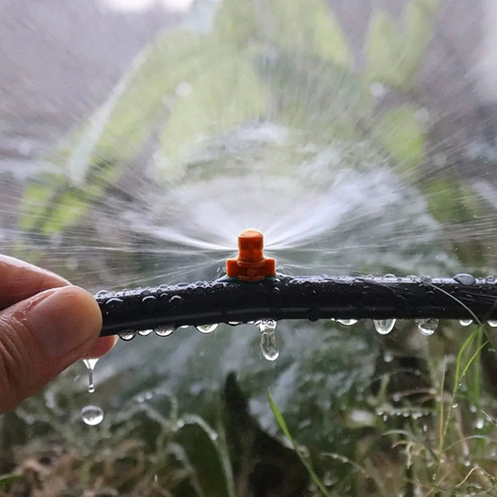 60-Pack Micro Atomizing Garden Sprinkler Nozzles 90°180°360° Drip Irrigation Nozzles Axl