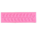 Lace Leaf Silicone Fondant Mold – Cake Decorating Tool Silicone Baking Mold Axl Random Color