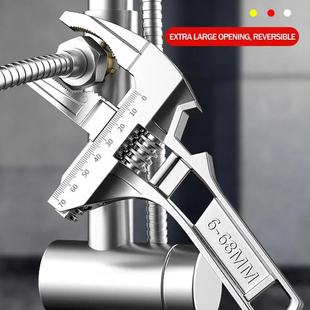 Adjustable Pipe Wrench 6-68mm | Aluminum Alloy Spanner Tool Adjustable Pipe Wrench Axl